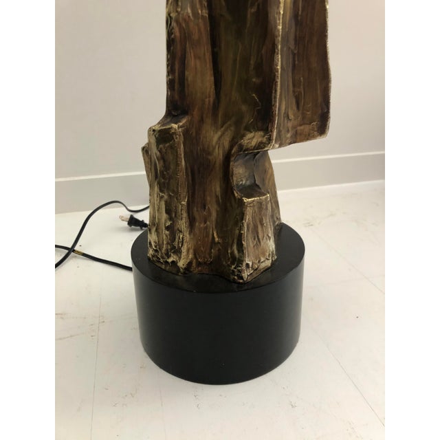 Vintage Brutalist Maurizio Tempestini for Laurel Table Lamp, Unmarked For Sale In New York - Image 6 of 7
