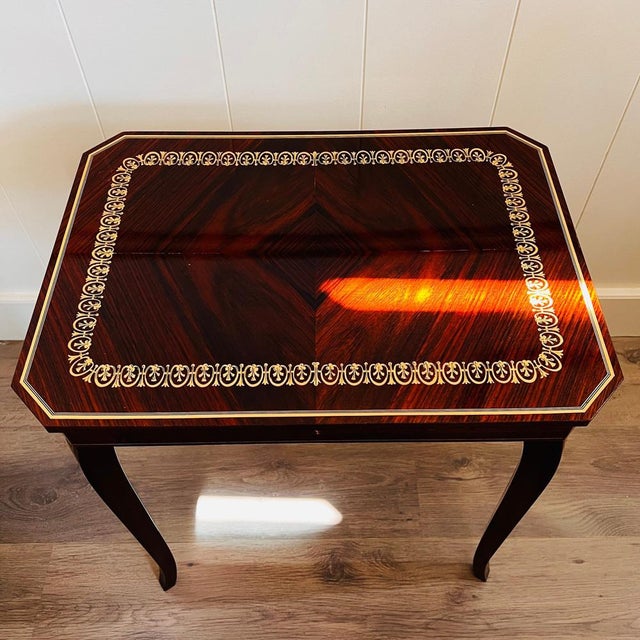 Italian Marquetry Inlaid Musical Table For Sale - Image 10 of 10