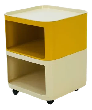 Square Serving Trolley by Anna Castelli for Kartell, 1960s