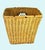 Vintage Hand Woven Rattan Cane Basket For Sale In New York - Image 6 of 7