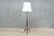 Mid-Century Modern Danish Modern Sculptural Tripod Floor Lamp in Beech, Brass and Linen from Fog & Mørup, 1960s For Sale - Image 3 of 12