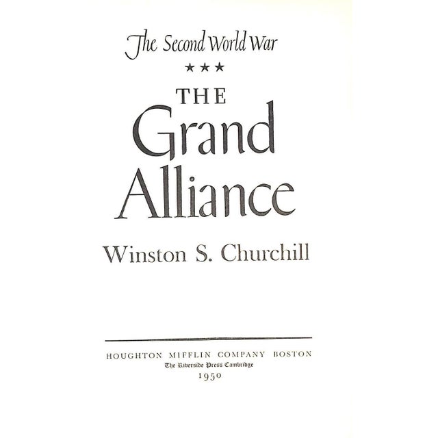 White "The Second World War: Volumes I - Vi" 1948 Churchill, Winston S.- Set of 6 For Sale - Image 8 of 12