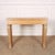 Small 19th century Scottish pale pine console table with carved front legs. 1840. Top depth: 11.5 inches (29cm) This piece...