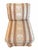 1990s Ethan Allen Rose & Cream Striped Damask-Style Skirted Slipper Chair For Sale - Image 10 of 15