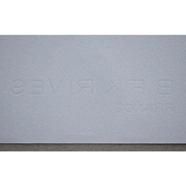 Franz Eggenschwiler, Donnerpfeile II, 1992, Original Woodcut For Sale - Image 16 of 17