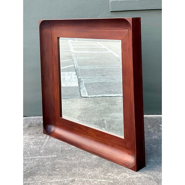 Mid-Century Modern Vintage Boho Monumental Ralph Lauren Mirror For Sale - Image 3 of 10