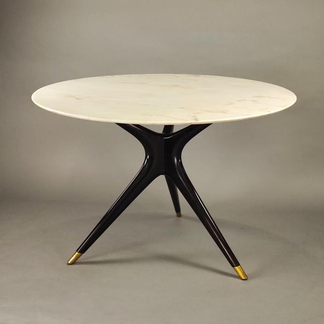 Round Marble Table by Luisa and Ico Parisi for F.lli Rizzi, 1950s For Sale - Image 6 of 6
