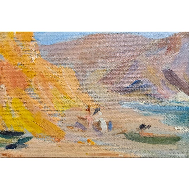 Impressionist Jane McDuffie Thurston-1920s Laguna Beach Scene-Oil Painting For Sale - Image 3 of 7