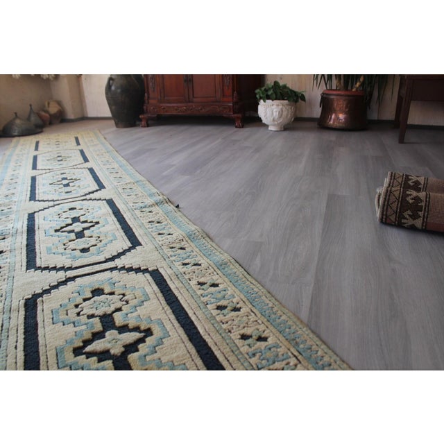 1960s 1960s Modern Design Turkish Runner, 2'11" X 14'6" For Sale - Image 5 of 8