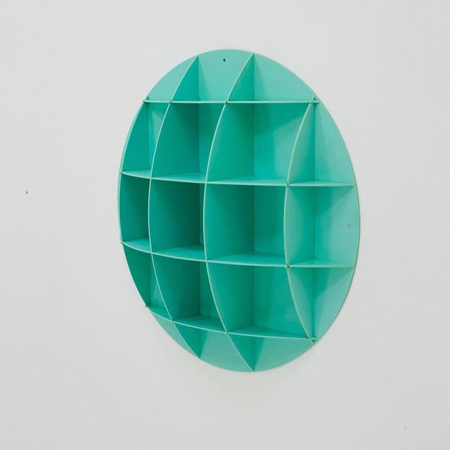 Schall und Raum in Tiffany Color wall shelf designed by Vector. Limited edition 1970s The extremely rare and untraceable...