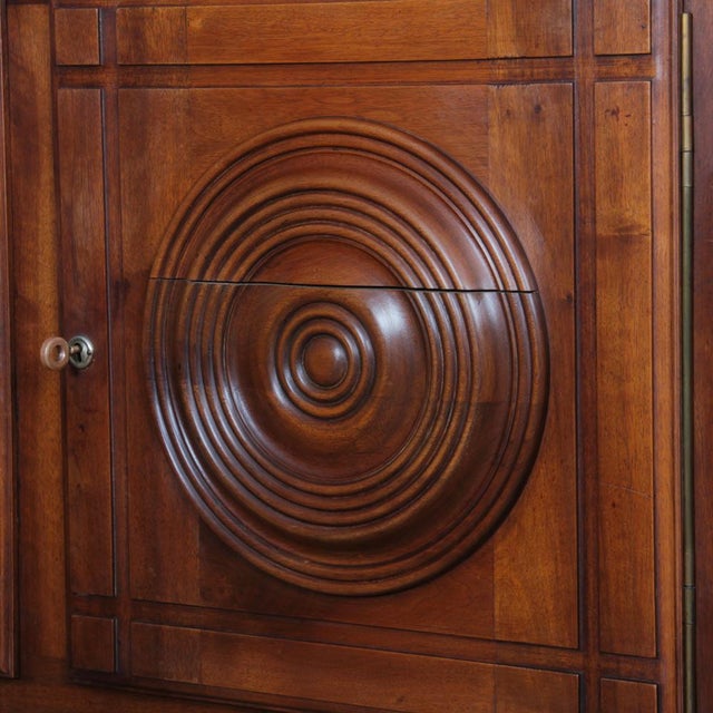 Walnut Sideboard in the style of Charles Dudouyt, 1940 For Sale - Image 6 of 12