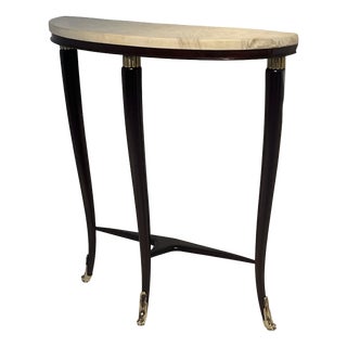Half-Moon Wall Console, 1940s For Sale