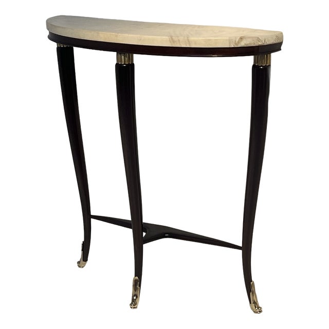 Half-Moon Wall Console, 1940s For Sale