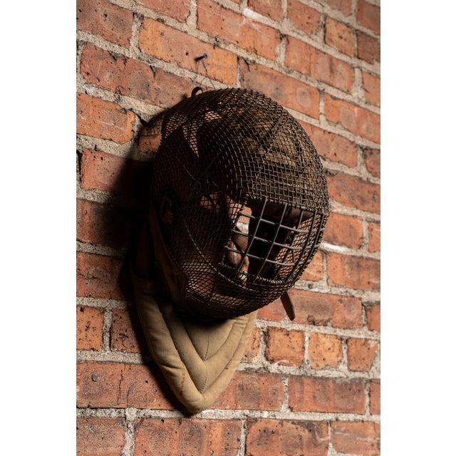 Early 20th Century W W I Bayonet and Fencing Training Mask For Sale - Image 4 of 10