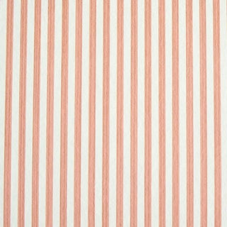 Sample - Schumacher Edwin Stripe Narrow Wallpaper in Pink For Sale