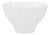 White Harlequin Earnware Pot- Large For Sale
