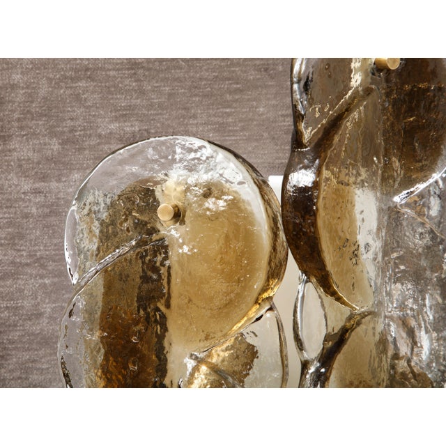 Mid-Century Citrus Swirl Glass Sconces by Kalmar. - A Pair For Sale - Image 11 of 11