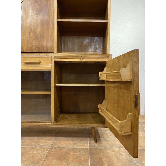 Vintage Nordic Style Sideboard in Beech Wood and Ash For Sale - Image 6 of 9