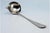 Metal Guilloche Silver Sauce Spoon with Monogram Card For Sale - Image 7 of 9