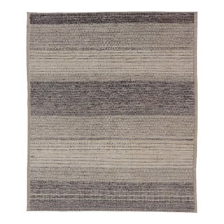 Hand-Knotted Modern Tribal Rug by Keivan Woven Arts, Wool, 9'5 X 12'1 For Sale