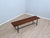 Mid-Century Slatted Teak Bench with Iron Frame, Italy, 1950s For Sale - Image 11 of 12