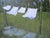 Contemporary Backyard Clothesline Lynne French Laundry Landscape O/C 8x10 Art Painting For Sale - Image 3 of 6