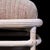 Coastal Pair of Blonde Pencil Reed Stools For Sale - Image 3 of 3