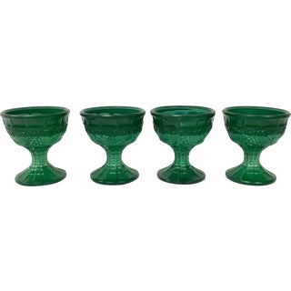 Ice Cream Goblets from J. Sklárny, 1980s, Set of 4 For Sale