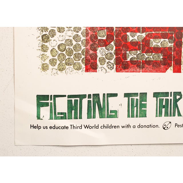 1994 British Vintage Poster, We Don't Just Feed Them, We Arm Them (The 100 Best Posters Collection) For Sale - Image 4 of 5