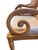 Champagne Vintage Woven Rattan High-Back Armchairs With Scroll Arms, a Pair For Sale - Image 8 of 12