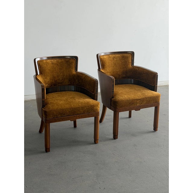 Pair of Art Deco RMS Caronia Ocean Liner Chairs Circa 1947 For Sale In Los Angeles - Image 6 of 12