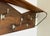 Wood Art Deco Dutch Wall Mounted Coat Rack in Walnut Wood, 1930s For Sale - Image 7 of 10