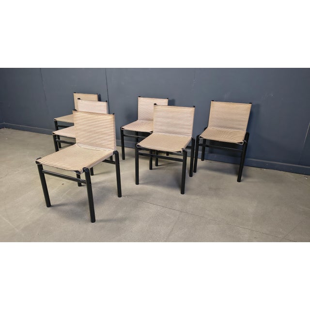 Mastro Dining Chairs by Afra & Tobia Scarpa for Molteni, 1980s, Set of 6 For Sale - Image 10 of 18