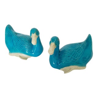 Early 20th Century Chinese Ducks - a Pair For Sale