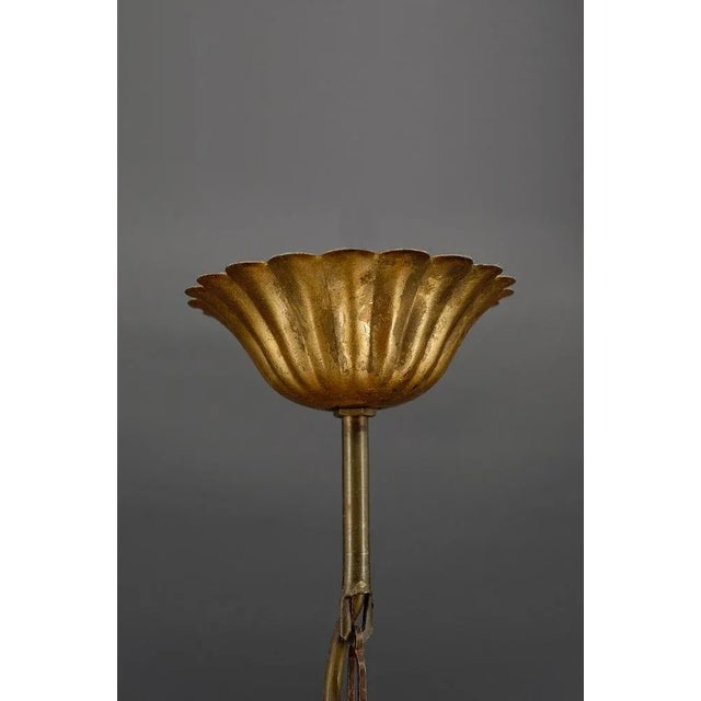 Golden Pendant with Ears of Wheat, 1960s For Sale - Image 12 of 13