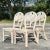Wood Vintage Coastal Rattan Dining Chairs - Set of Four For Sale - Image 7 of 9