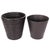 It is important to decorate your home with soul and personality. This round tapered waste container with metal liner will...