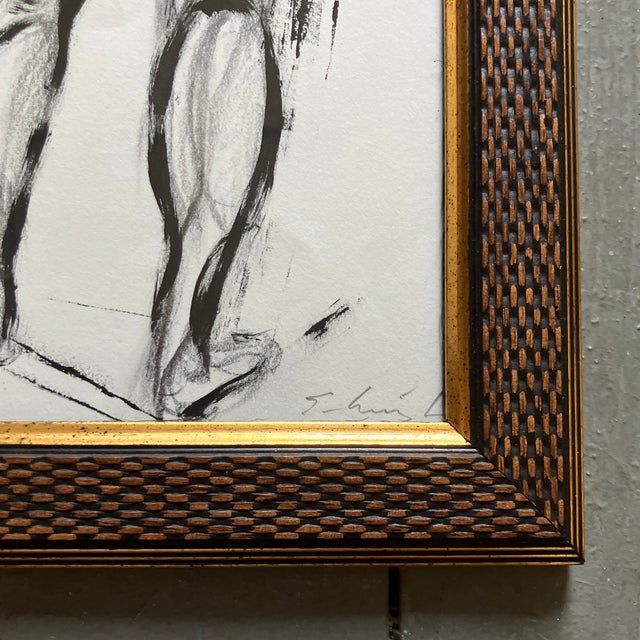 Contemporary original nude painting / drawing by Stephen Heigh. Framed and signed. Measures 5x7 or 7x9 framed.Check out my...