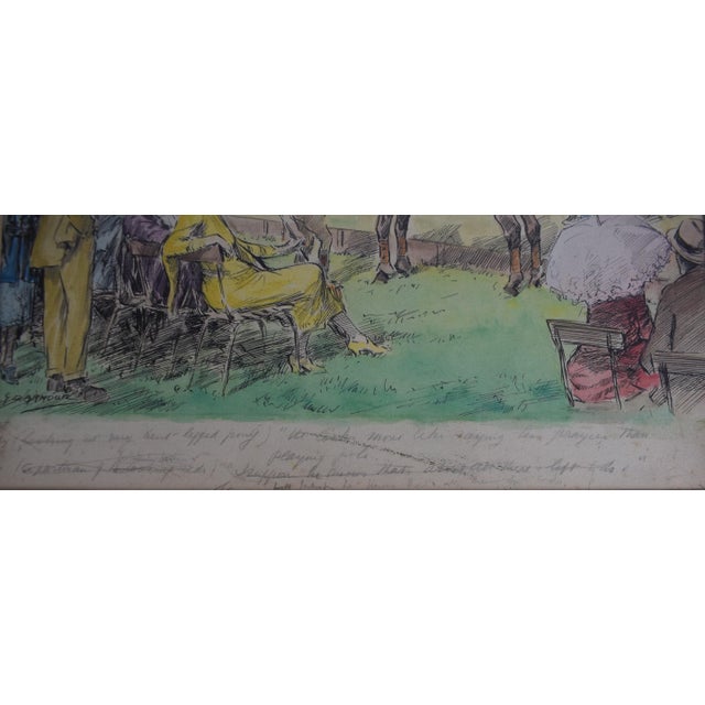 Polo Match Watercolour by George Denholm Armour For Sale - Image 4 of 7