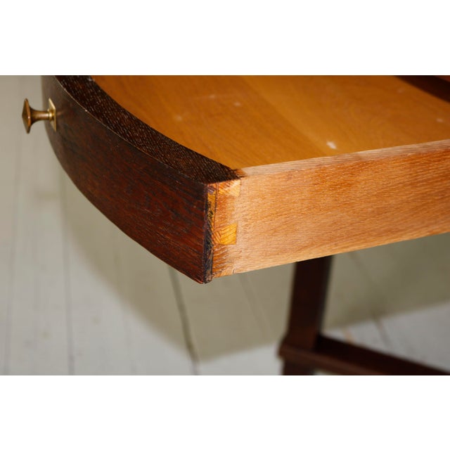 Vintage Round Wooden Table, 1920s For Sale - Image 13 of 18