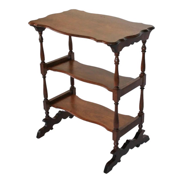 English Regency Style Three Tier Table For Sale