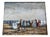 F. Hubert, Beach Scene, 19th Century, Oil on Panel, Framed For Sale