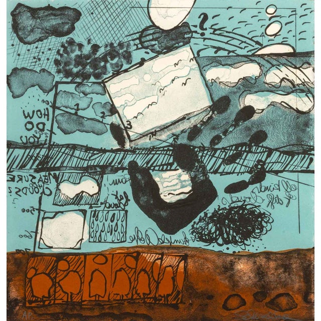 Elfi Schuselka (Austrian, b. 1940), Three "How Do You Measure Clouds?" Series Compositions, Prints on Paper, comprising:...
