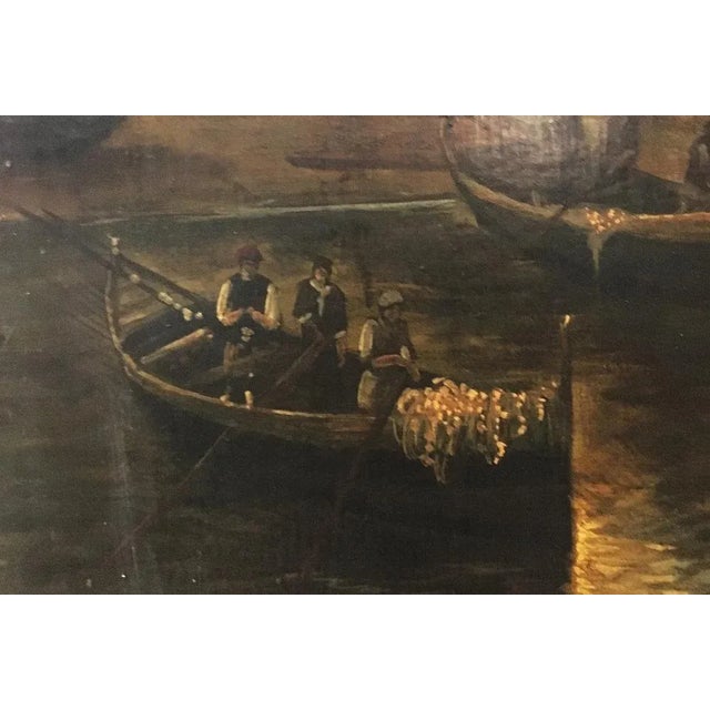 2000 - 2009 Naples, Posillipo School, Oil on Canvas, Framed For Sale - Image 5 of 7