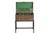 Vintage Anglo-Indian Teakwood Chest on Iron Legs, originally a writing slope/lap desk with a beautiful interior in old...