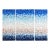 Triptych Sunset - Original Contemporary Impasto Abstract Triptych Acrylic Painting on Canvas For Sale