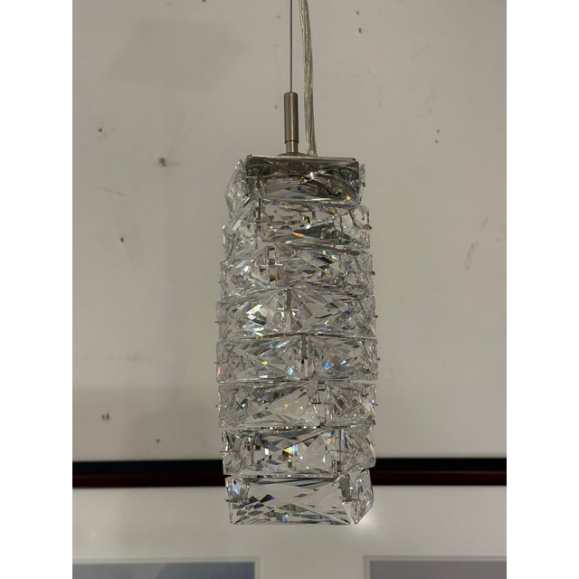 Italian Swarovski Glissando Crystal Mini Pendant For Sale - Image 3 of 13