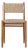 Experience the sophistication of the Alma Indoor/Outdoor Dining chair, made with a slim, tapered teak frame and an...