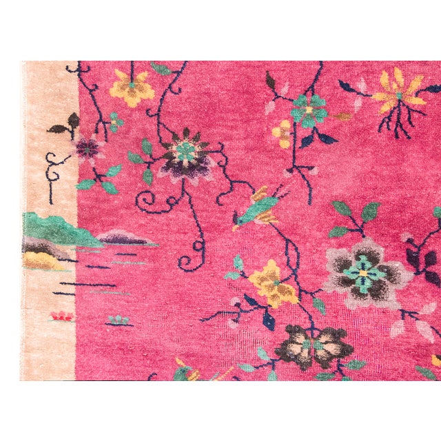 Early 20th Century Chinese Art Deco Rug For Sale In Chicago - Image 6 of 13