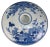 2010s Blue & White Round Jar With Lid For Sale - Image 5 of 9